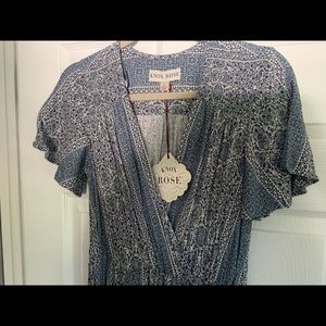 Knox Rose midi boho dress NWT